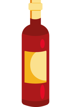 wine bottle drink isolated design png