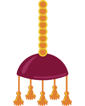 indian wedding hanging decoration isolated png