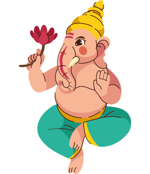lord ganesha for ganesh chaturthi isolated png