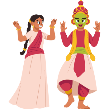 people on celebration onam festival isolated png