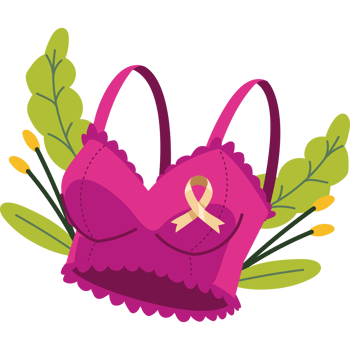 ribbon on woman face breast cancer awareness isolated png