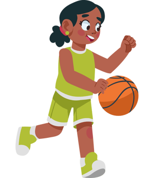 boy practicing basketball sport icon png