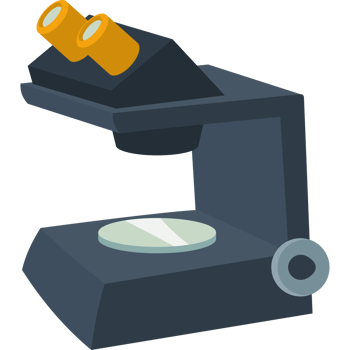 microscope laboratory equipment icon isolated png