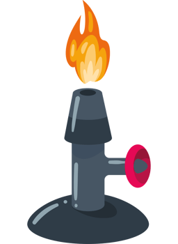 bunsen burner laboratory equipment png