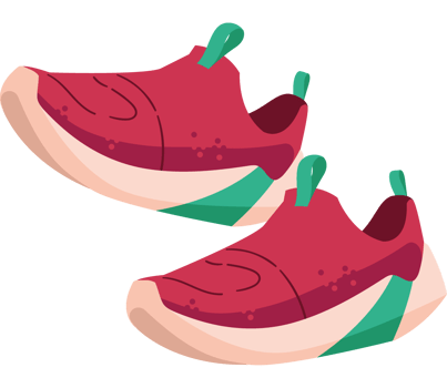 sports sneakers item isolated design png