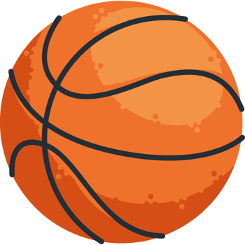 basketball ball sports item isolated png