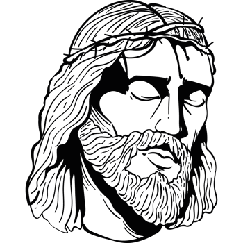 jesus christ figure sketch isolated png