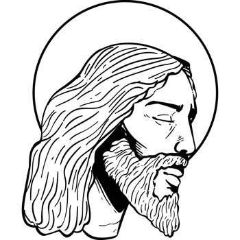 jesus christ drawn sketch isolated png