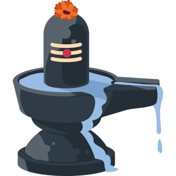 shivaratri lingam flowing isolated png