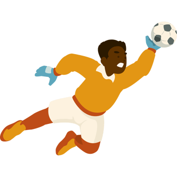 children soccer player in action isolated png