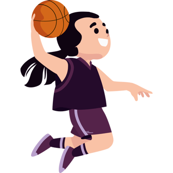 male playing basketball throwing the ball isolated png