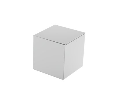 A cardboard box for packaging, branding and product mockups. 3d Illustration png