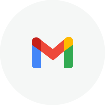Gmail icon on transparent background png
