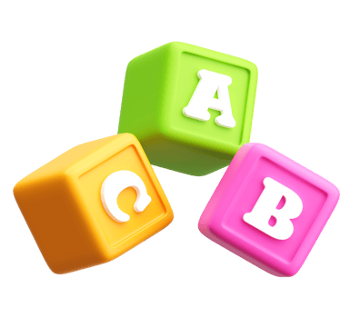 3D Render of ABC Learning Blocks for Kids playful educational themes. png