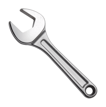 Wrench Spanner Isolated on Transparent Background png