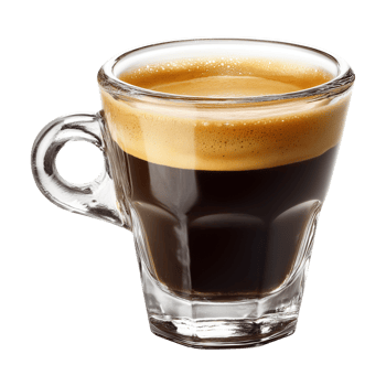 Espresso Shot Isolated on Transparent Background png