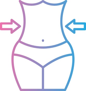 Weight Loss Cool Tone Form vector