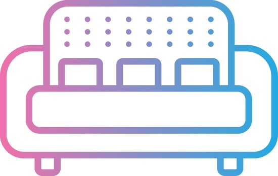 Sofa Abstract UI Visual vector