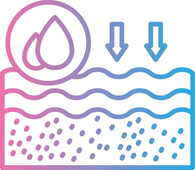 Sea Water Responsive App Shape vector