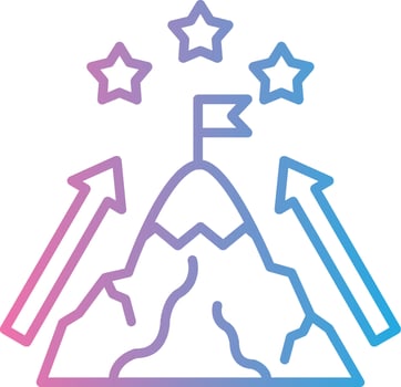 Success Outlined Line Artwork vector