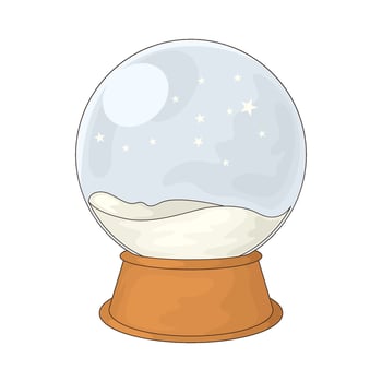snow globe illustrations vector