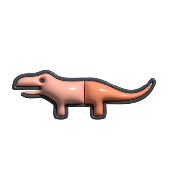 Adorable 3D Komodo Dragon Icon Animated Reptile Character, Island Monster, and Wildlife Mascot png