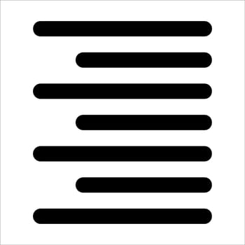 unique new black and white image of a line of text in white background vector