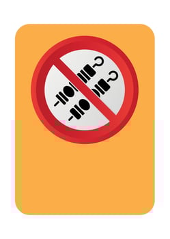 prohibitory red crossed out sign no barbecues or picnics allowed vector
