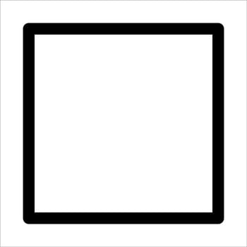 Square icon illustration vector