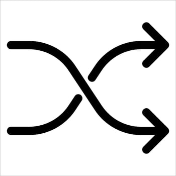 unique An arrow pointing to the left and right in white background vector