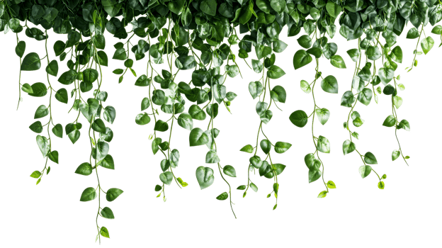 Green Vine, Hanging Plants, cut out transparent png