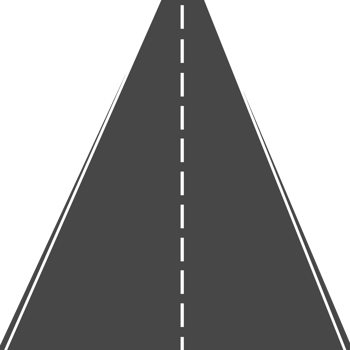 an empty road with a white line png