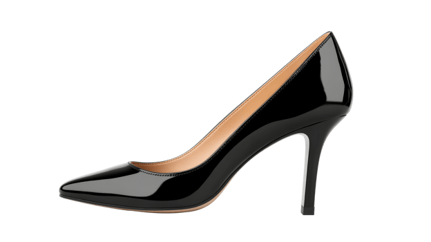Elegant high heel shoe, cut out transparent png