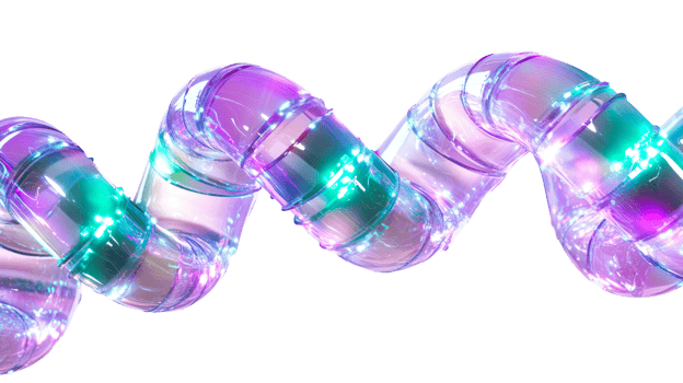 Abstract transparent curve shape, cut out transparent png