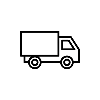 a delivery truck in a side view png
