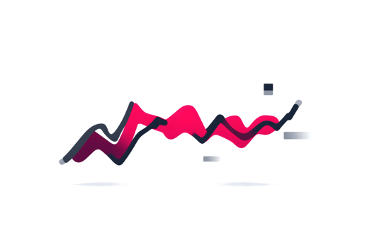 Abstract Wavy Line Art with Vibrant Colors and Geometric Shapes for Creative Design Projects png