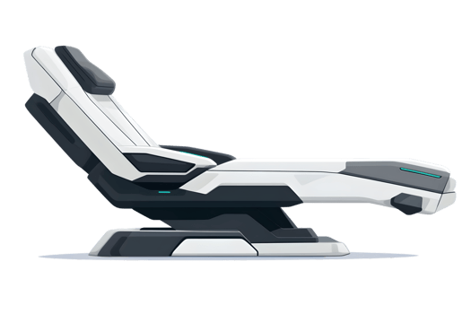 Futuristic Recliner Chair with Sleek Design for Modern Spaces and Relaxation png