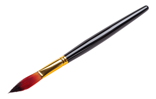 Paint brush isolated on transparent background png