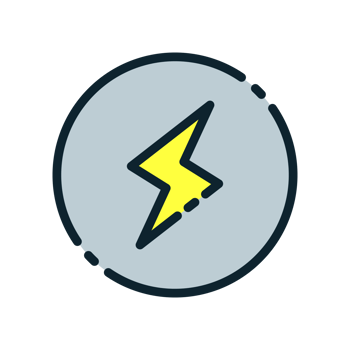 Design Illustration graphic of fast symbol icon with colored outline style. Suitable for UI, mobile design, web design, etc. Transparent background. png