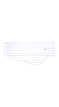 Ripped white paper edge isolated on transparent background png