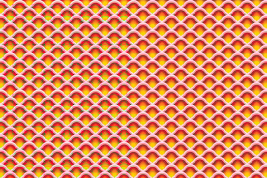 Repeating of abstract wave circle background. vector