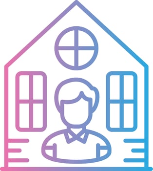 Retirement Home Detailed UI Piece vector