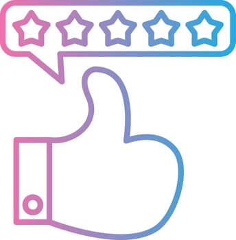 Review Soft Tone Graphic vector