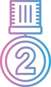 2nd Prize Pastel Color Graphic vector
