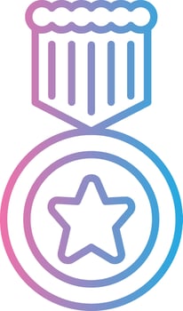 Medal Interactive UI Design vector