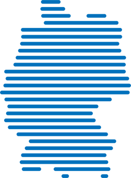 horizontal line drawing of germany map. png