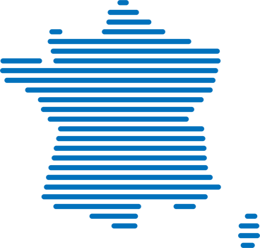 horizontal line drawing of france map. png