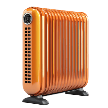 Modern Electric Heater For Home Use Transparent Background png