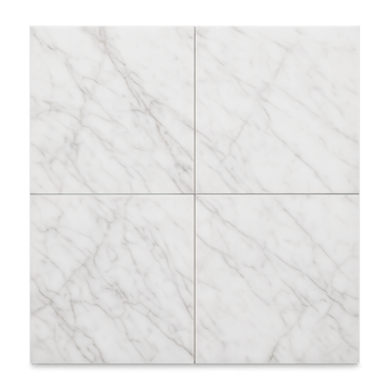 Elegant White Marble Tile with Subtle Veining and Transparent Background png