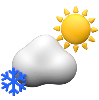 Weather 3D icon on transparent background png